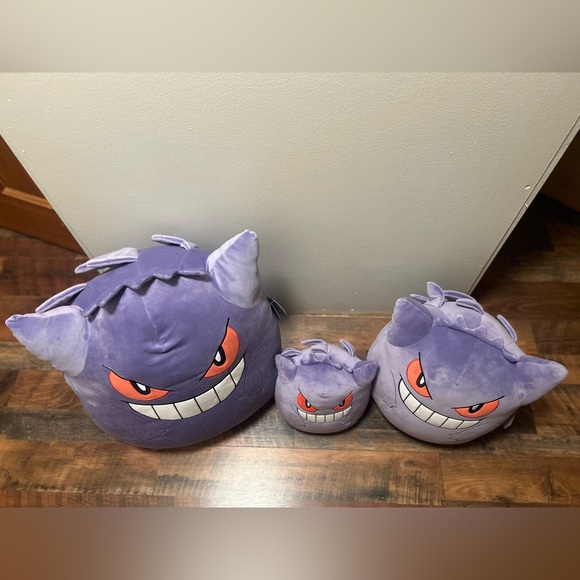 NEW *HTF* *COLLECTIBLE* Pokémon’s Gengar Squishmallows Set 20, 14 and 10 in - Picture 4 of 5